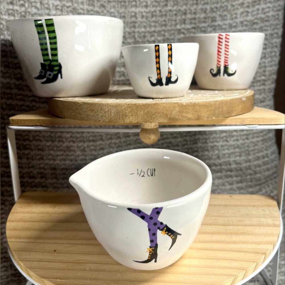 Rae Dunn Witch Feet Measuring Cups